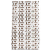 I Heart Koffie Gift Bag Klein Cadeauzakje (Voorkant)