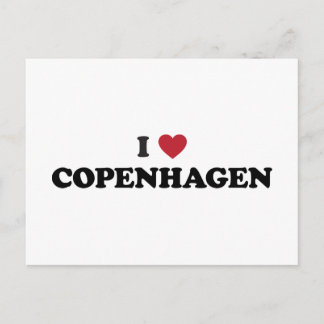 I Heart Kopenhagen Denmark Briefkaart