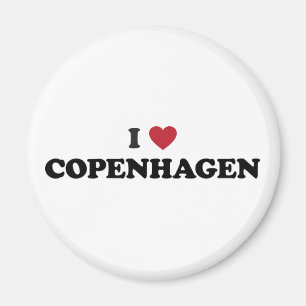 I Heart Kopenhagen Denmark Magneet