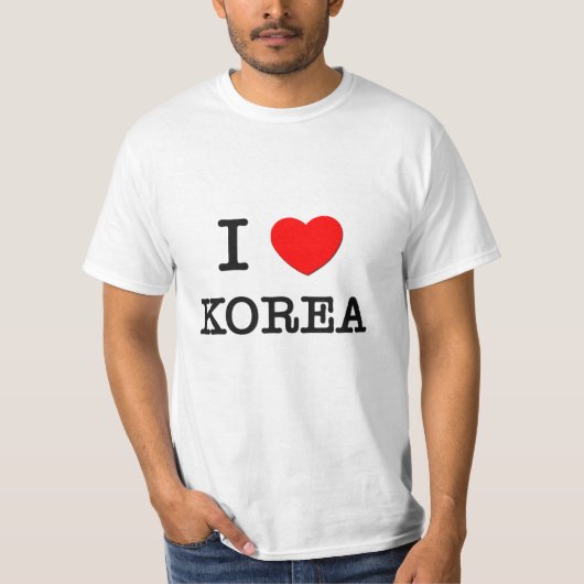 I HEART KOREA T-SHIRT (Voorkant)