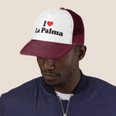 I Heart La Palma Trucker Pet (In situ)