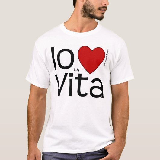I Heart La Vita Shirt (Voorkant)