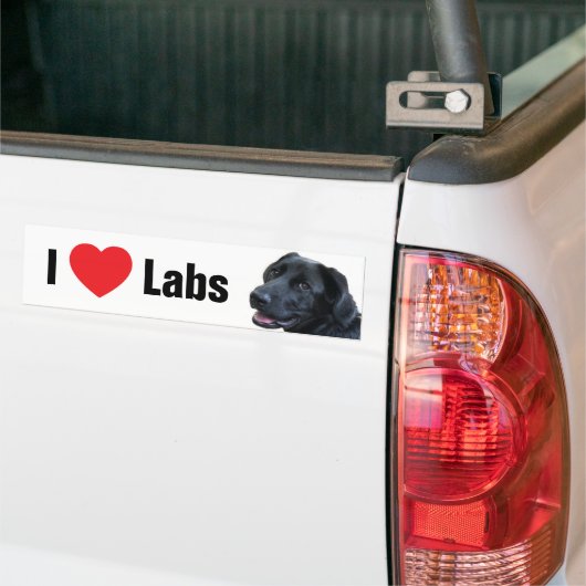 I Heart Labs Bumpersticker (Op Truck)