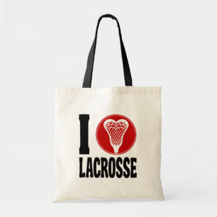 I Heart Lacrosse Tote Bag
