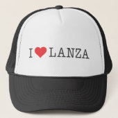 I Heart Lanza Trucker Hat Pet (Voorkant)