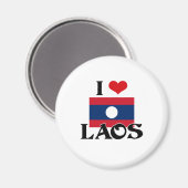 I HEART LAOS MAGNEET (Voorkant / Achterkant)