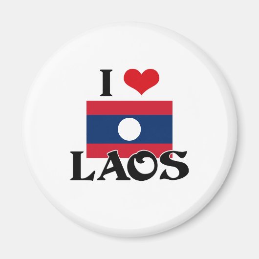 I HEART LAOS MAGNEET (Voorkant)