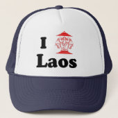 I Heart LAOS Trucker Pet (Voorkant)
