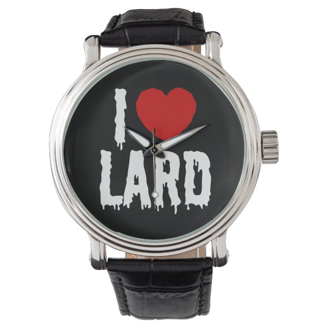 I HEART-LARD HORLOGE (Voorkant)