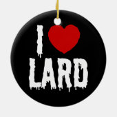 I HEART-LARD KERAMISCH ORNAMENT (Achterkant)