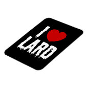 I HEART-LARD MAGNEET (Linkerzijde)