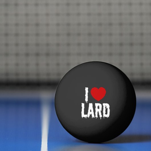 I HEART-LARD PINGPONGBAL (Net)