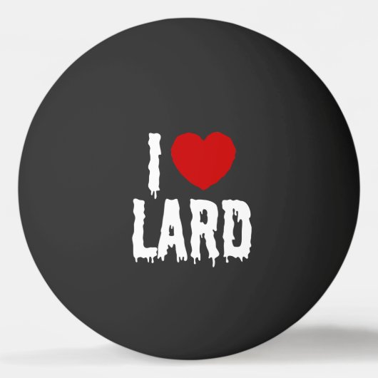 I HEART-LARD PINGPONGBAL (Voorkant)