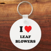 I Heart Leaf Blowers Sleutelhanger (Voorkant)