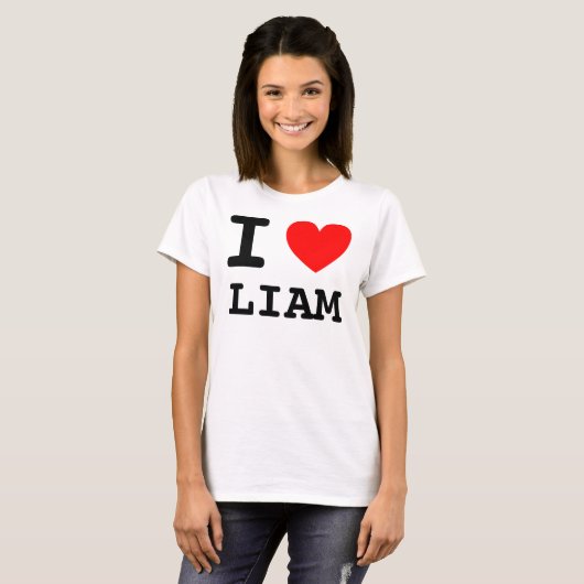 I Heart Liam Shirt (Voorkant volledig)