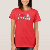 I Heart Library Women's Shirt (Voorkant)