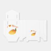 I Heart (liefde) Mango Bedankdoosjes (Uitgevouwen)