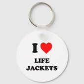 I Heart Life Jackets Sleutelhanger (Voorkant)