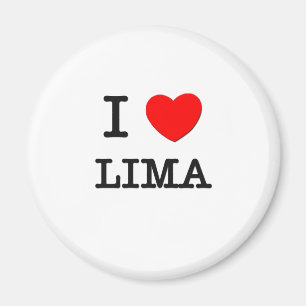 I Heart LIMA Magneet