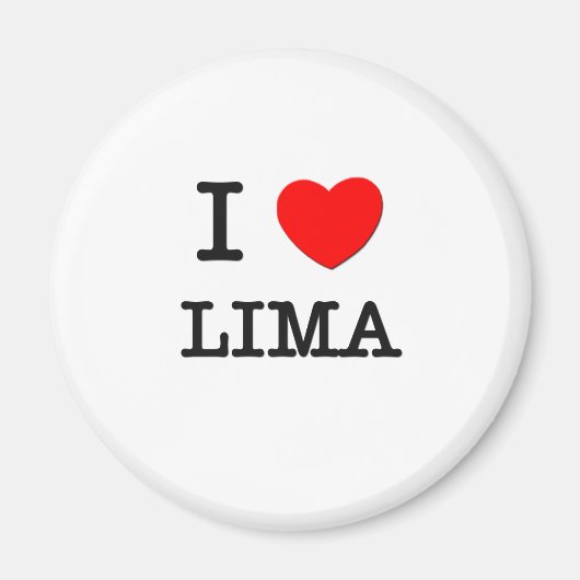 I Heart LIMA Magneet (Voorkant)
