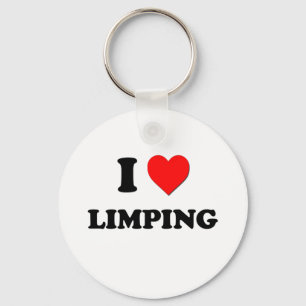 I Heart Limping Sleutelhanger