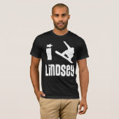 I Heart Lindsey Art T-shirt T-Shirt (Voorkant volledig)