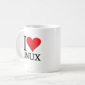 I Heart Linux Koffiemok (Voorkant links)