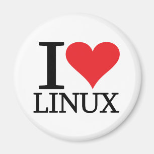 I Heart Linux Magneet