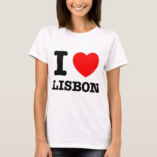 I Heart Lissabon T-shirt (Voorkant)
