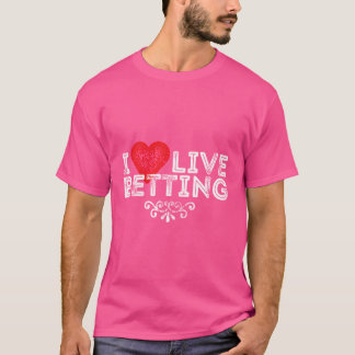 I Heart Live Wedden T-shirt
