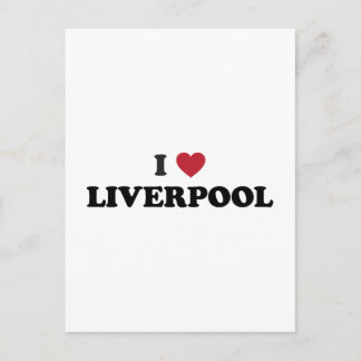 I Heart Liverpool England Briefkaart
