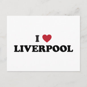 I Heart Liverpool England Briefkaart