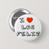 I Heart Los Feliz Ronde Button 5,7 Cm (Voorkant /achterkant)