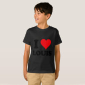 I Heart Louis First Name I Love D Stuff Premium Tr T-shirt (Voorkant volledig)