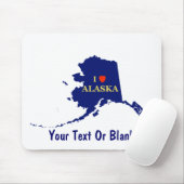 I Heart (Love) Alaska Muismat (Met muis)