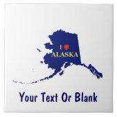 I Heart (Love) Alaska Tegeltje (Voorkant)