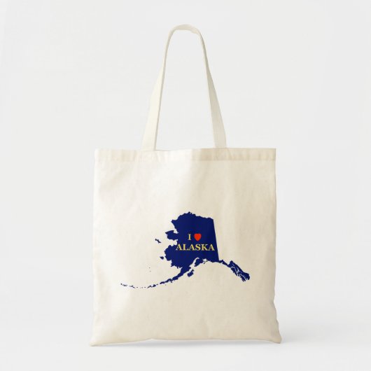 I Heart (Love) Alaska Tote Bag (Voorkant)