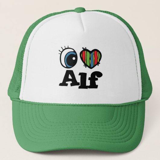 I Heart (Love) Alf Trucker Pet (Voorkant)