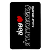 I Heart (Love) Amnat Charoen, Isan, Thailand Magneet (Verticaal)