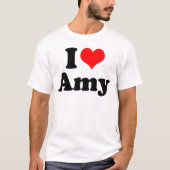 I Heart/Love Amy T-shirt (Voorkant)