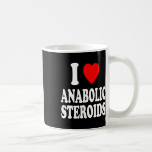 I Heart (Love) Anabole steroïden Bodybuilding Gewi Koffiemok