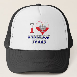 I Heart Love Anderson Texas Trucker Pet