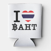 I Heart (Love) Baht Blikjeskoeler (Voorkant)