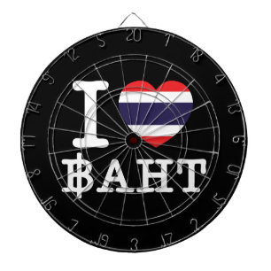 I Heart (Love) Baht Dartbord