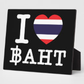 I Heart (Love) Baht Fotoplaat (Zijkant)