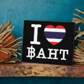 I Heart (Love) Baht Fotoplaat (Zijkant)