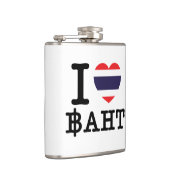 I Heart (Love) Baht Heupfles (Rechts)