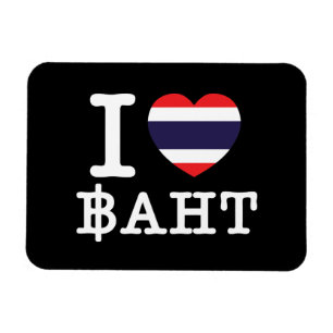 I Heart (Love) Baht Magneet