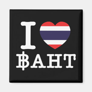 I Heart (Love) Baht Magneet