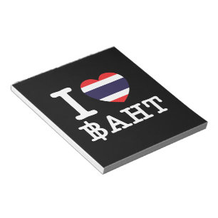I Heart (Love) Baht Notitieblok